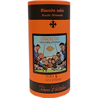 CRACK'OC Biscuits sals Huile d'olive et romarin