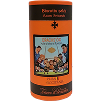 CRACK'OC Biscuits salés Huile d'olive et romarin