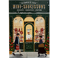 Calendrier de l'avent mini saucissons