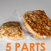 Cassoulet frais 5 parts sous-vide sans cassole