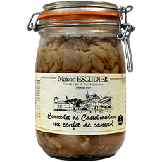 Cassoulet au confit de Canard 1000g (2 parts)