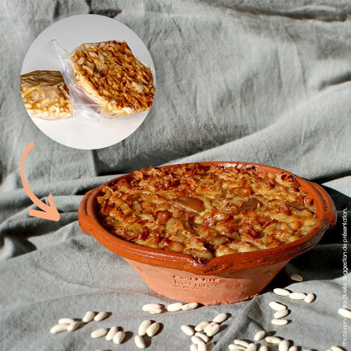 Cassoulet frais 3 parts sous-vide + cassole