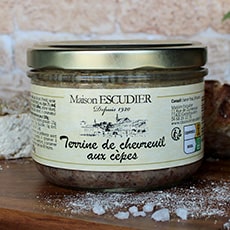 Terrine de chevreuil 180g (3, 4 parts)